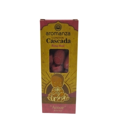 Conitos Cascada Humo AROMANZA Rosa Real 10u Monte Kurama