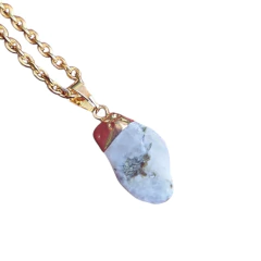 Dije Dorado PIEDRA LUNA ARCOIRIS ADULARIA Pulido 2cm aprox Monte Kurama