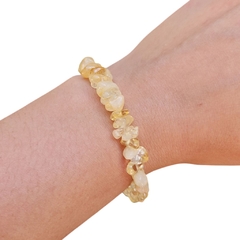 Pulsera Tanza Metal CITRINO Escallas Monte Kurama