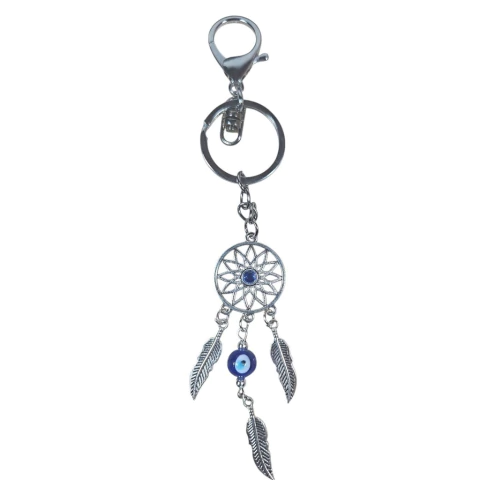 Llavero Atrapasueños Ojo Turco 16cm Aprox Monte Kurama