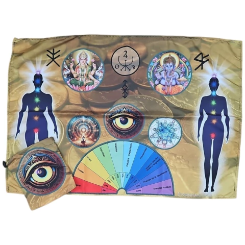 Mesa Radionica Paño PROSPERIDAD 50X70 cm aprox Monte kurama