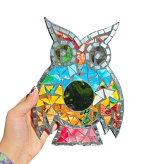 Espejo Buho Venecitas 20cm aprox Monte Kurama - comprar online