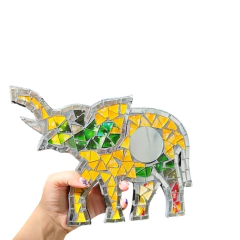 Espejo Elefante Venecitas 20cm aprox Monte Kurama - tienda online