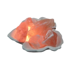 Lampara Fuente Sal Hoja 14cm Aprox Monte Kurama en internet