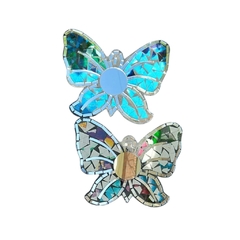 Espejo Mariposa Venecitas 20cm aprox Monte Kurama - tienda online