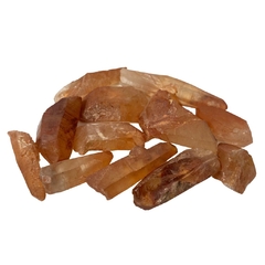 Piedras Gemas Punta Cuarzo Mandarina N1 Bruto Monte Kurama en internet