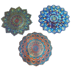 Movil Windspinner Mandala Giratorio 15cm aprox Monte Kurama - Monte Kurama Tienda Holística Online