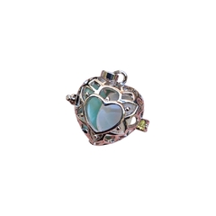 Dije Relicario Corazón 3D Metal 2cm aprox Monte Kurama en internet