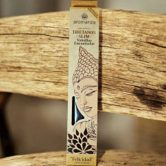 Sahumerios Tibetanos Slim VAINILLAS ENCANTADAS 10u Aromanza - Monte Kurama Tienda Holística Online