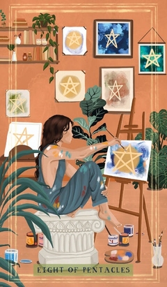 Imagen de TAROT Earth Woman 78 Cartas Librito LO SCARABEO