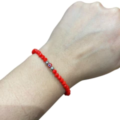 Pulsera Vidrio Ojo Protector Monte Kurama - Monte Kurama Tienda Holística Online