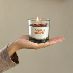 Cajita Vela Soja Premium LAVANDA Relajación Monte Kurama - Monte Kurama Tienda Holística Online