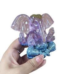 Orgonito Ganesh Mediano 8x10cm Alcance 6mts Monte Kurama - Monte Kurama Tienda Holística Online