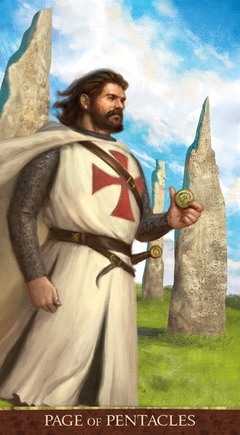 Imagen de TAROT Knights Templar 78 Cartas y Librito LO SCARABEO