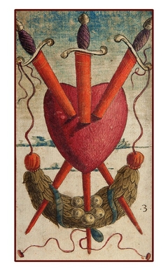 Imagen de TAROT Mini Sola Busca 78 Cartas Librito LO SCARABEO