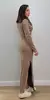 Vestido Feminino Slim Longo Gola Alta Manga Longa By AF - comprar online