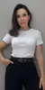Blusa Feminina Manga Curta Inspiração Zara - By Andreya Freitas