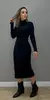 Imagem do Vestido Feminino Slim Midi Manga Longa By AF