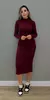 Vestido Feminino Slim Midi Manga Longa By AF na internet