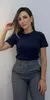 Imagem do Blusa Feminina Manga Curta Inspiração Zara