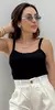 Blusa Feminina Manga Regata Alças Minimal - comprar online