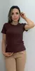 Blusa Feminina Manga Curta Inspiração Zara - comprar online
