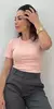 Blusa Feminina Manga Curta Inspiração Zara - comprar online