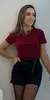 Blusa Feminina Manga Curta Inspiração Zara na internet