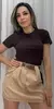 Blusa Feminina Manga Curta Inspiração Zara - loja online