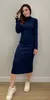 Vestido Feminino Slim Midi Manga Longa By AF - By Andreya Freitas