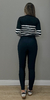 Calça Legging Feminina Montaria Flanelada Com Detalhe Em Cirre - By Andreya Freitas