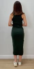 Vestido Feminino Slim Midi Manga Regata BY AF na internet