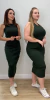 Vestido Feminino Slim Midi Manga Regata BY AF - By Andreya Freitas