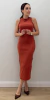 Imagem do Vestido Feminino Slim Midi Manga Regata BY AF