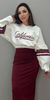 Moletom Cropped California Decote V By AF - comprar online
