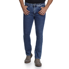 CALÇA JEANS LYCRA MASCULINA RETA 38/50 - ERCJ1007 - comprar online