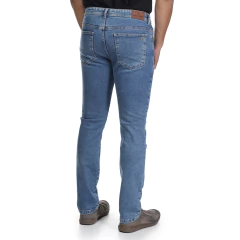 CALÇA JEANS LYCRA MASCLUINA RETA 38/50 - ERCJ1012 na internet