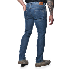 CALÇA JEANS LYCRA MASCLUINA RETA 38/50 - ERCJ1017 na internet