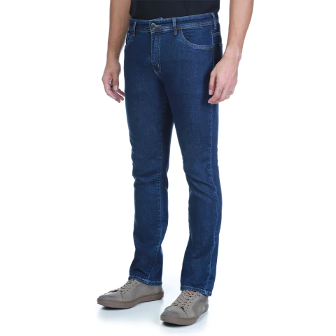 CALÇA JEANS LYCRA MASCULINA RETA 38/50 - ERCJ1020 - comprar online