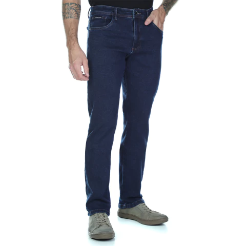 CALÇA JEANS LYCRA MASCULINA RETA 38/50 - ERCJ1024 - comprar online