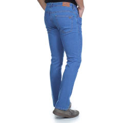 CALÇA JEANS LYCRA MASCULINA RETA 38/50 - ERCJ1026 na internet