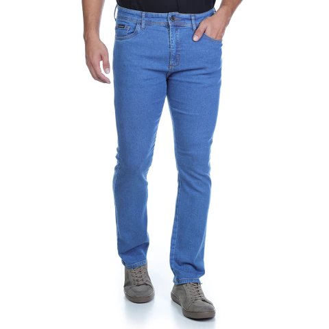 CALÇA JEANS LYCRA MASCULINA RETA 38/50 - ERCJ1026 - comprar online