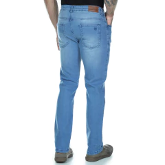 CALÇA JEANS LYCRA MASCULINA RETA 38/50 - ERCJ1037 na internet