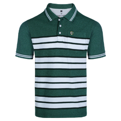 CAMISA POLO MALHA TEXTURIZADA IMP P/GG - ERGP0308 - comprar online