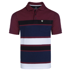 CAMISA POLO MALHA TEXTURIZADA IMP P/GG - ERGP0309 - comprar online