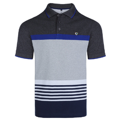CAMISA POLO MALHA TEXTURIZADA IMP P/GG - ERGP0312 - comprar online