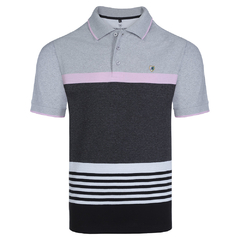 CAMISA POLO MALHA TEXTURIZADA IMP P/GG - ERGP0312 - comprar online