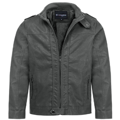 JAQUETA PU MASCULINA IMPORTADA P/GG - ERJA0300