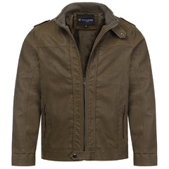 JAQUETA PU MASCULINA IMPORTADA P/GG - ERJA0300