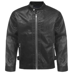 JAQUETA PU MASCULINA IMPORTADA P/GG - ERJA0302